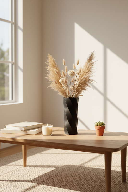 Octagonal Style Standing Vase