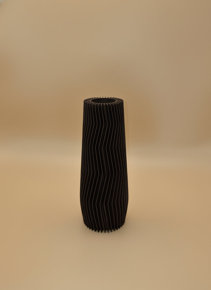 Zig Zag Pattern Standing Vase - Toys Decor & More