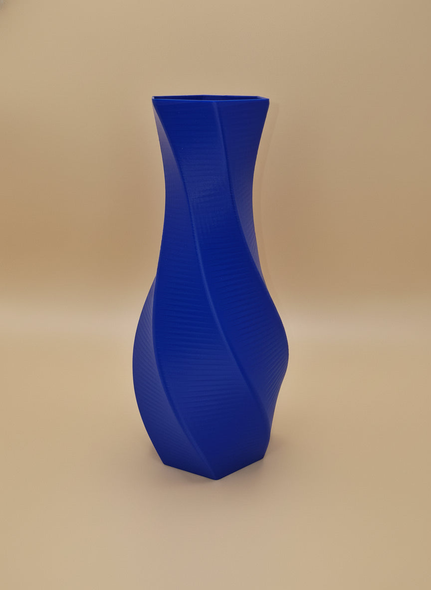 Hex Style Curved Vase - Toys Decor & More
