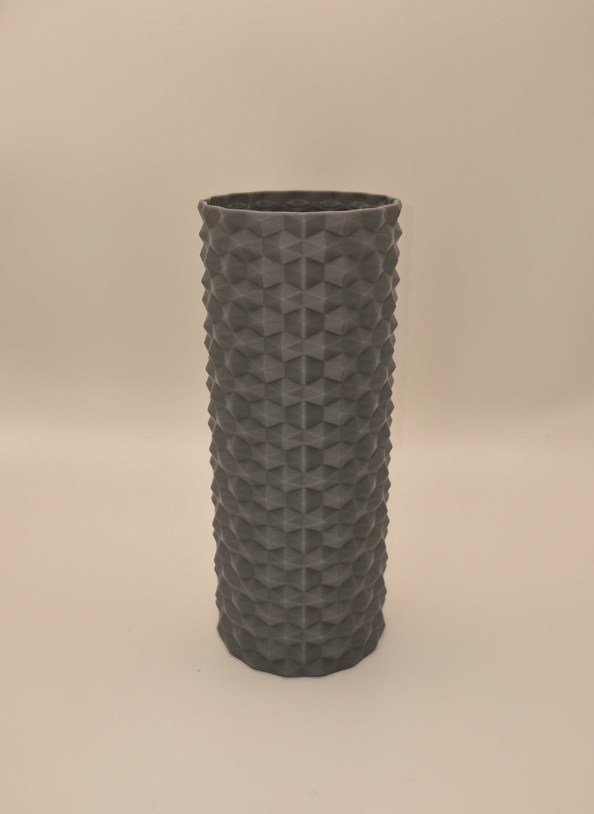 Hex Surface Pattern Standing Vase - Toys Decor & More