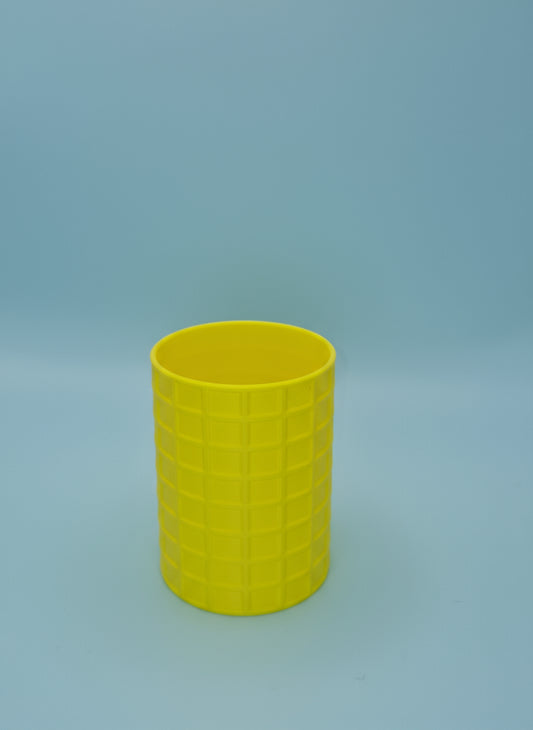 Grid Pattern Pencil Pot - Toys Decor & More