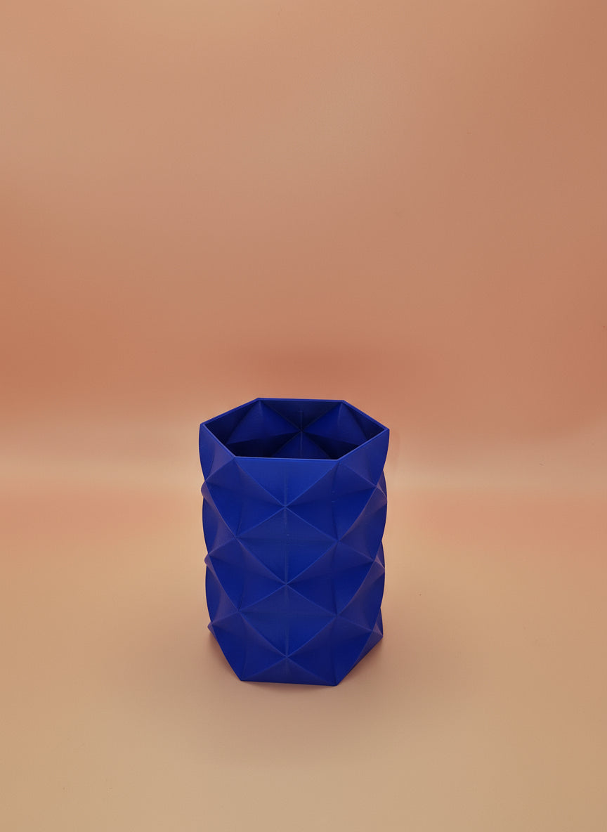 Double Hex Pattern Pencil Pot - Toys Decor & More