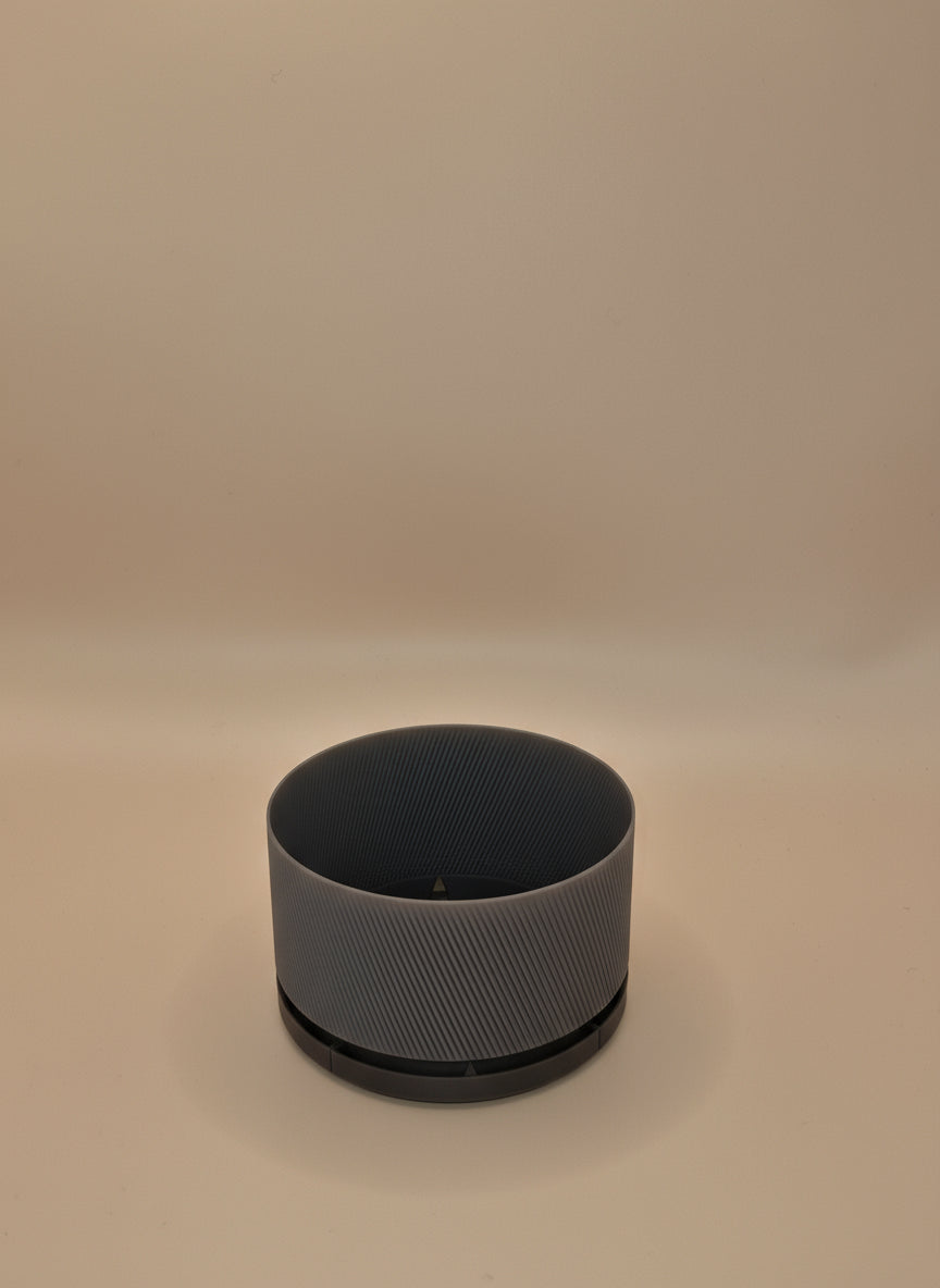 Diagonal Stripe Fanned Starter Planter with Drainage - Toys Decor & More