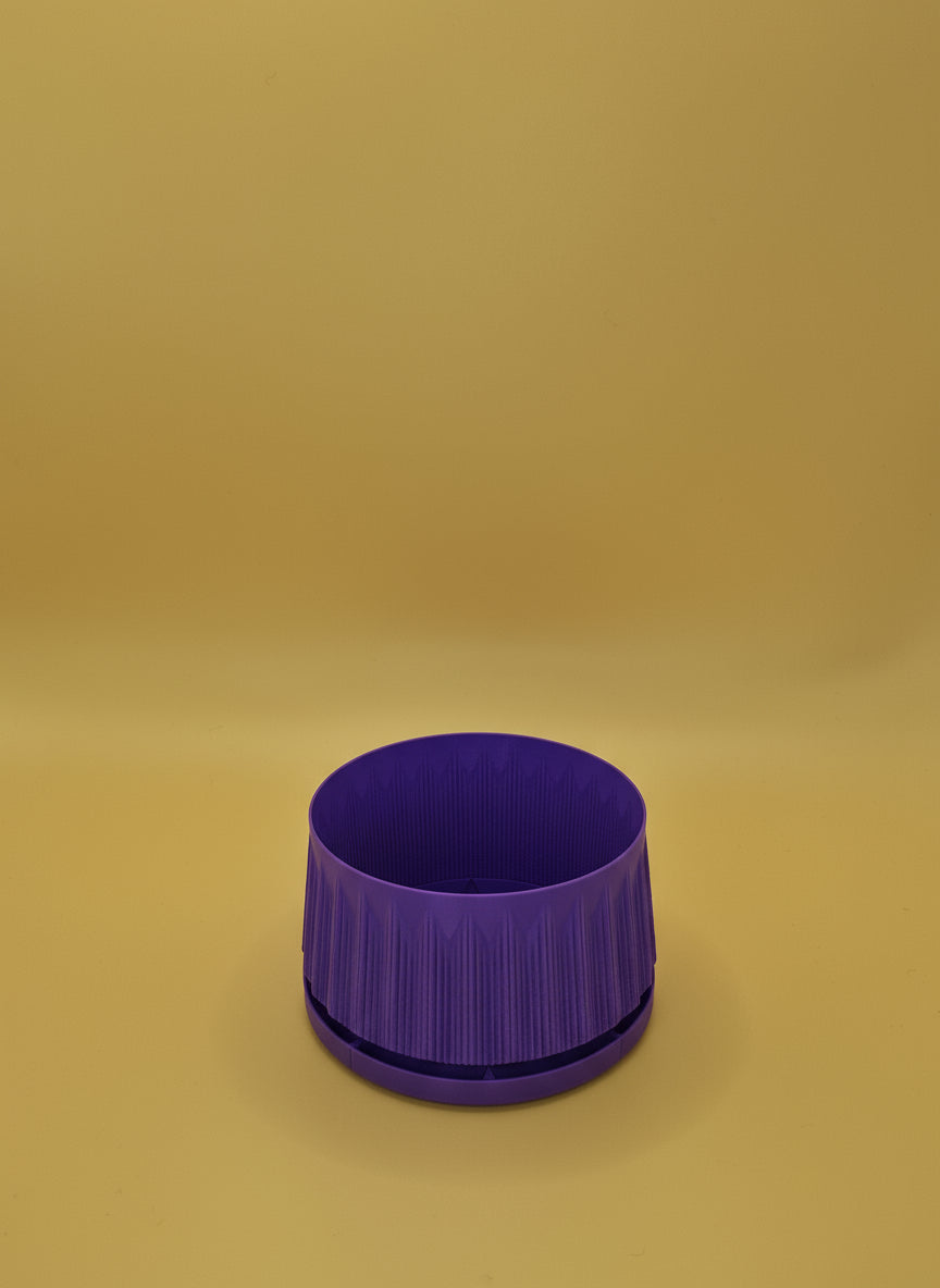 Striped Pillar Starter Planter with Drainage - Toys Decor & More