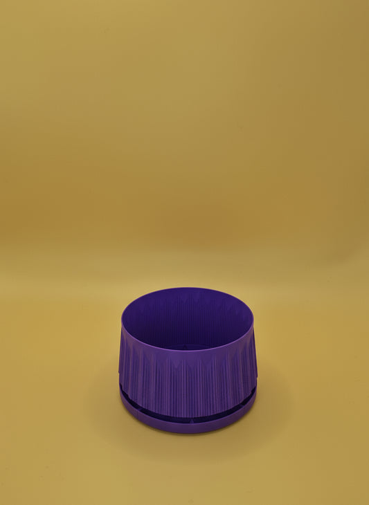 Striped Pillar Starter Planter with Drainage - Toys Decor & More