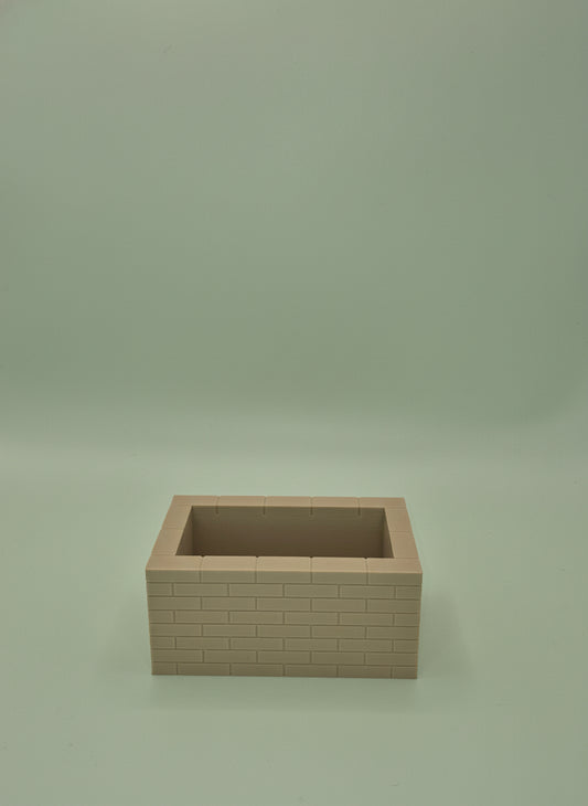 Rectangular Brick Starter Planter - Toys Decor & More