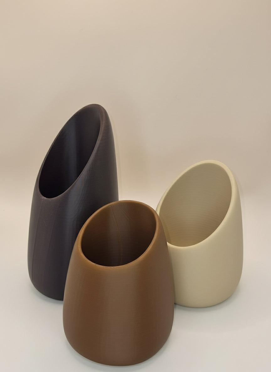 Asymmetrical Starter Planter with Drainage - Toys Decor & More