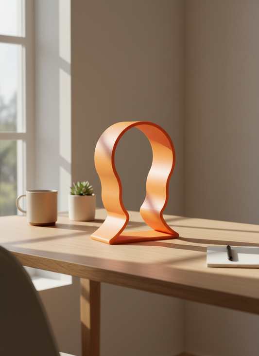 Curvy Desk Headphone Stand - Toys Decor & More
