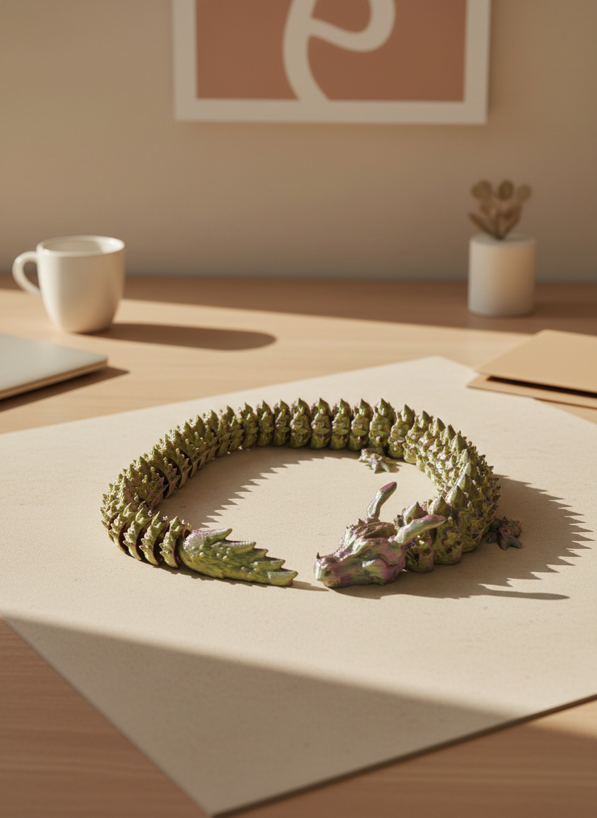 Articulated Scaled Dragon Toy - Toys Decor & More