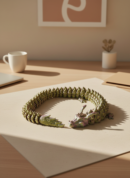 Articulated Scaled Dragon Toy - Toys Decor & More