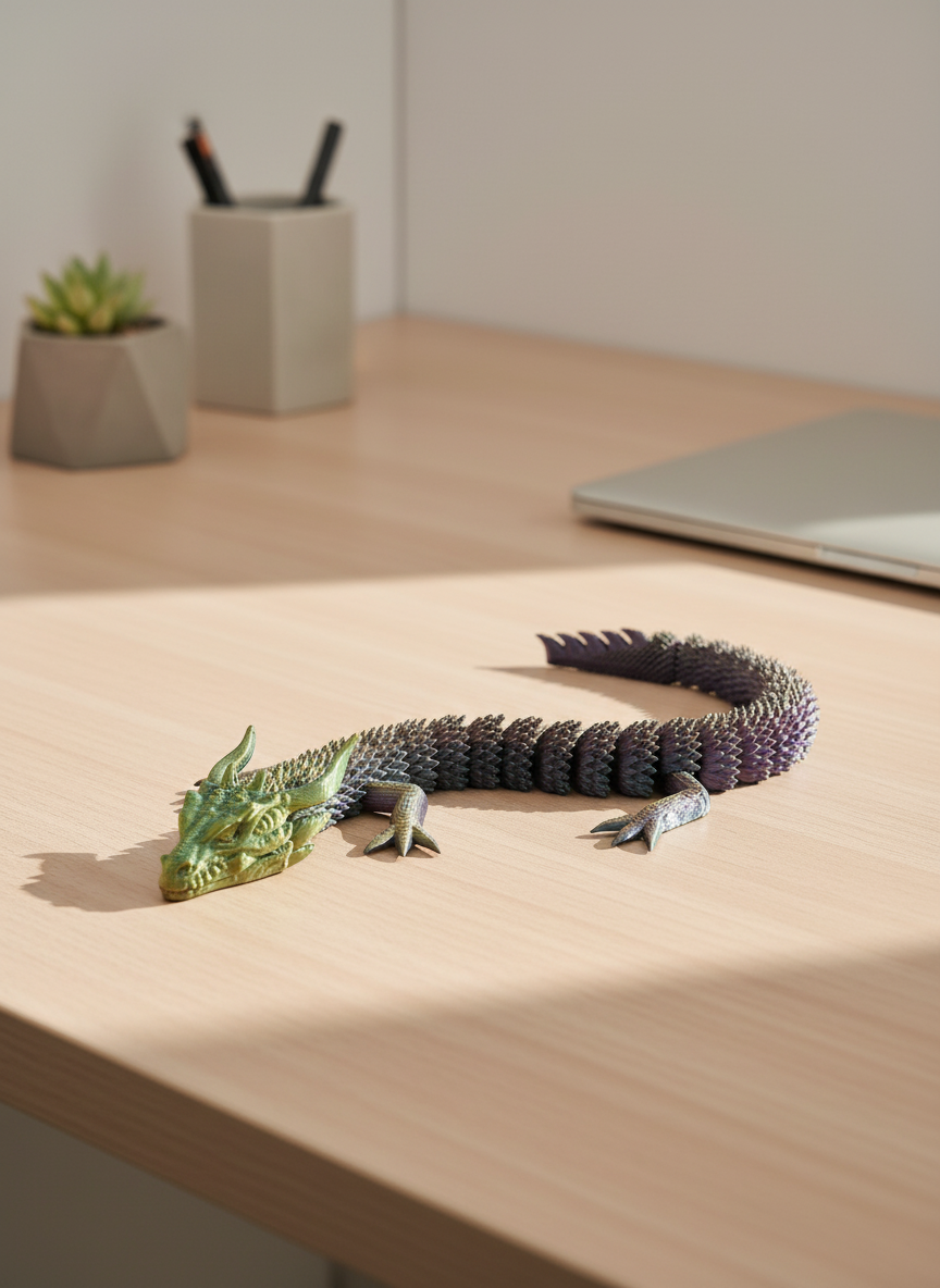 Articulated Nature Dragon Toy - Toys Decor & More