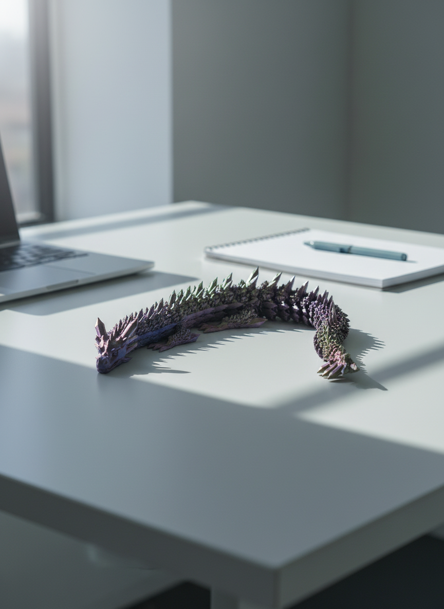 Articulated Crystal Dragon Toy - Toys Decor & More