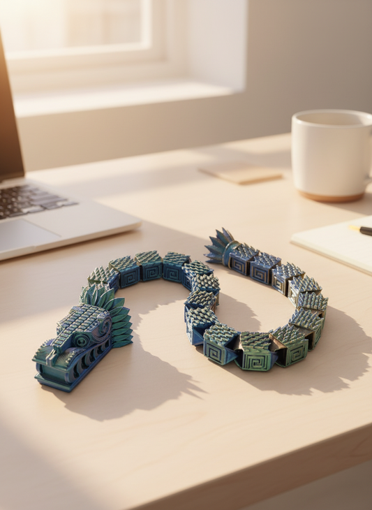 Articulated Quetzalcotl Dragon Toy - Toys Decor & More