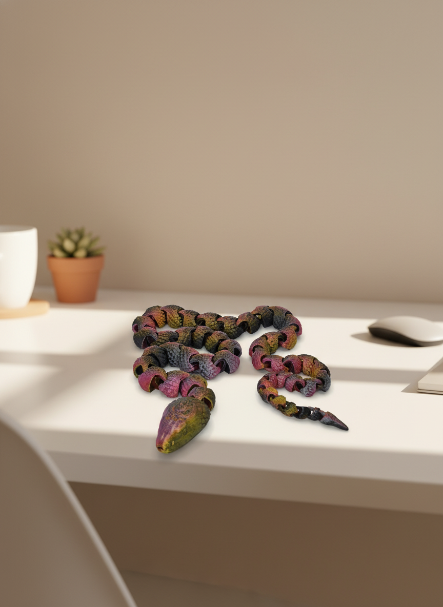 Articulated Scaled Serpent Toy - Toys Decor & More