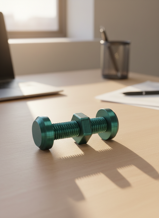 Desktop Threaded Nut Fidget Toy - Toys Decor & More