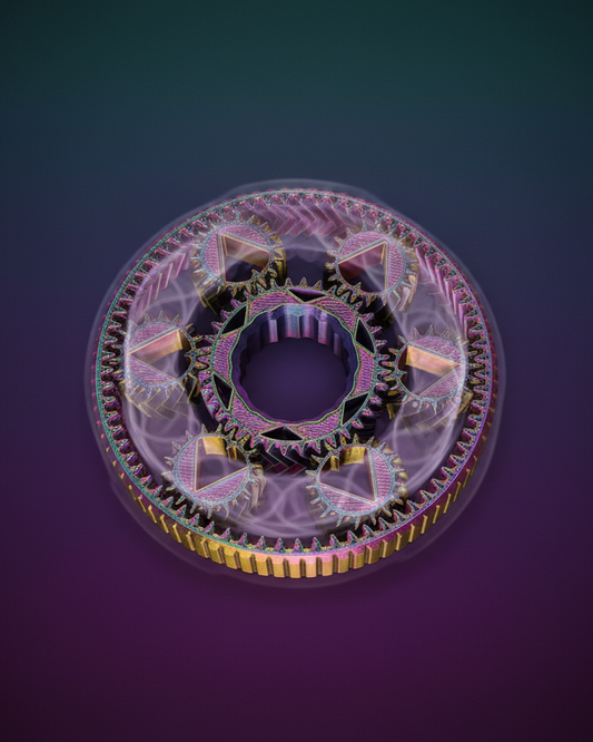 Ornate Planetary Gear Fidget Spinner