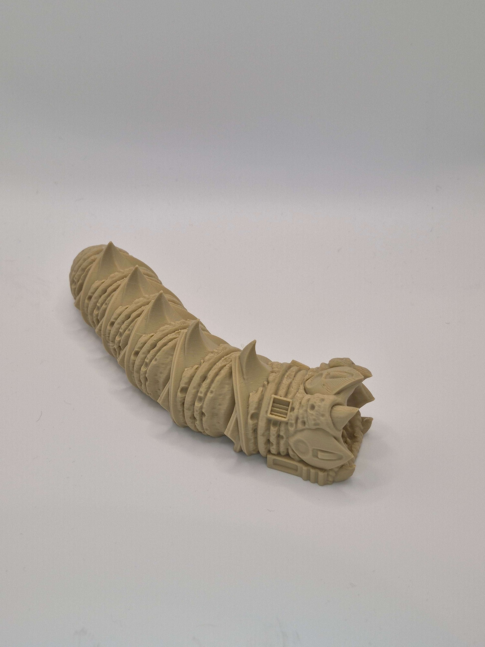 Articulated Armored Sandworm Toy - Toys Decor & More