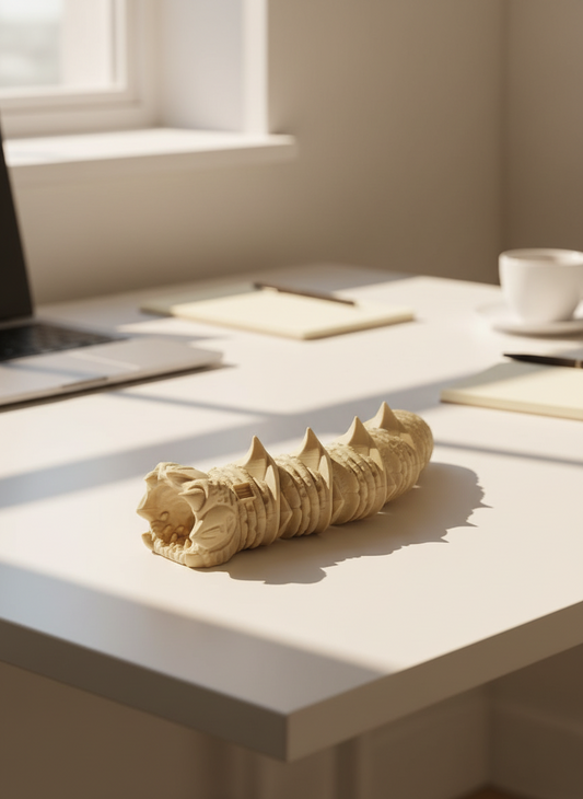 Articulated Armored Sandworm Toy - Toys Decor & More